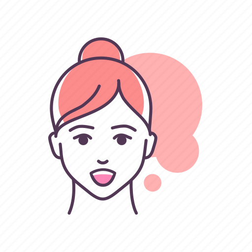Awesome, emoji, emotion, face, feeling, female, girl icon - Download on Iconfinder