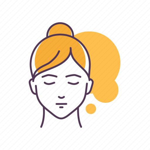 Emoji, emotion, face, feeling, female, girl, patience icon - Download on Iconfinder