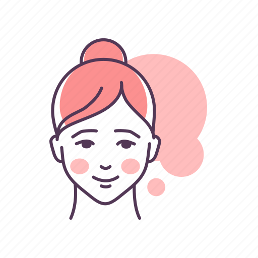 Emoji, emotion, face, feeling, female, girl, shyness icon - Download on Iconfinder