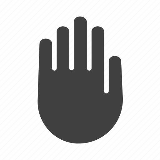 Cursor, fingering, hands, mark, palm, sign, stop icon - Download on Iconfinder