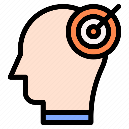 Target, mind, thought, user, human, brain icon - Download on Iconfinder