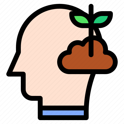 Growth, mind, thought, user, human, brain icon - Download on Iconfinder