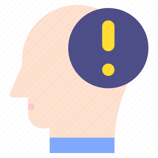 Tense, mind, thought, user, human, brain icon - Download on Iconfinder