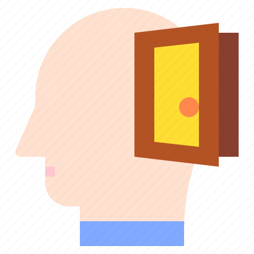 Open, mind, thought, user, human, brain icon - Download on Iconfinder