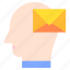 mail, mind, thought, user, human, brain 
