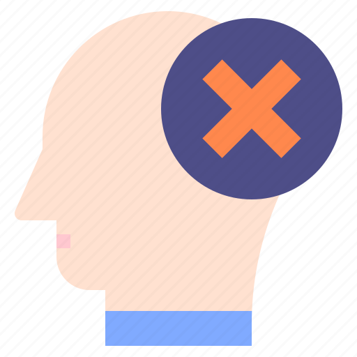 Refuse, mind, thought, user, human, brain icon - Download on Iconfinder