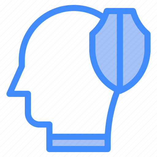 Safety, mind, thought, user, human, brain icon - Download on Iconfinder