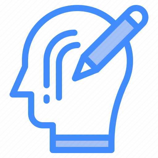 Writing, mind, thought, user, human, brain icon - Download on Iconfinder