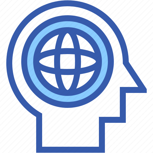 Global, mind, mapping, knowledge, intelligence, think, thought icon - Download on Iconfinder