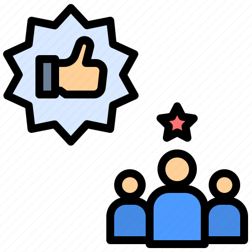 Praise, leader, teamwork, excellent, feedback, satisfaction icon - Download on Iconfinder