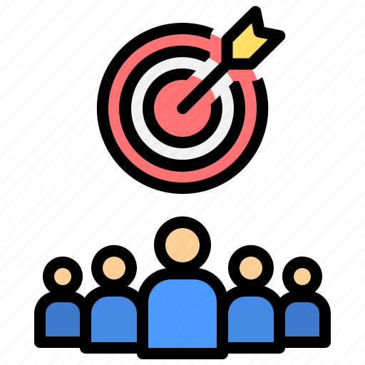 Unity, goal, organization, teamwork, focus, target icon - Download on Iconfinder