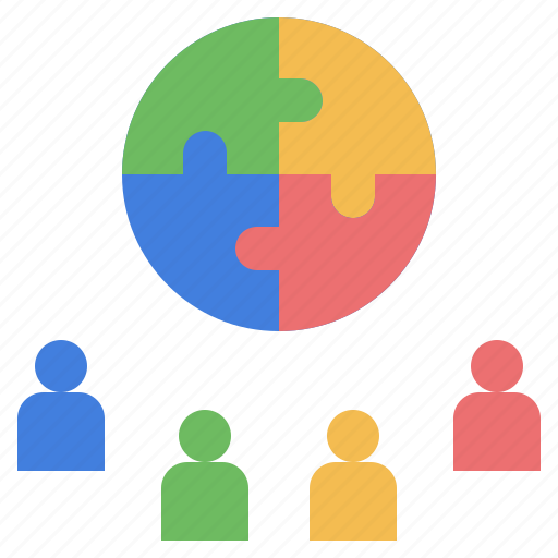 Cooperation, puzzle, business, partnership, teamwork, organization icon - Download on Iconfinder