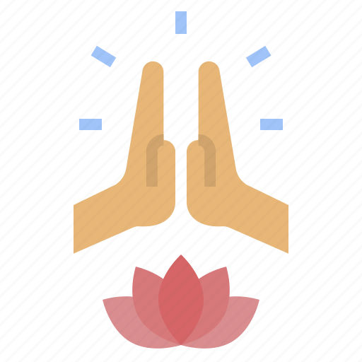 Meditation, clam, yoga, lotus, relax, therapy icon - Download on Iconfinder