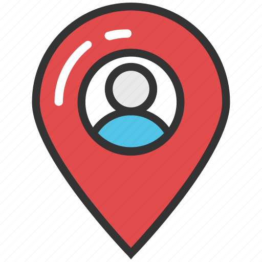 Geolocalization, gps man, location positioning, man locator, man with locator icon - Download on Iconfinder