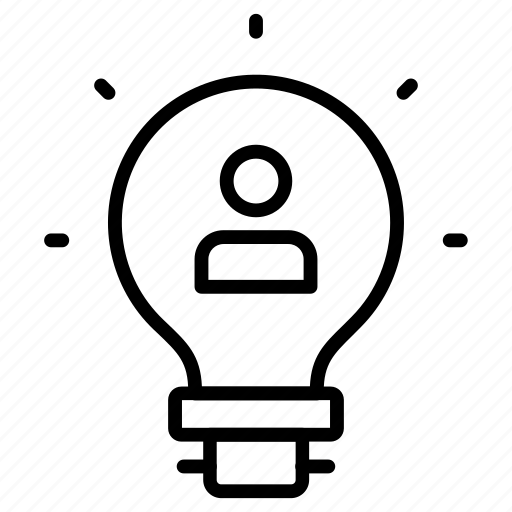User, idea, light, bulb icon - Download on Iconfinder