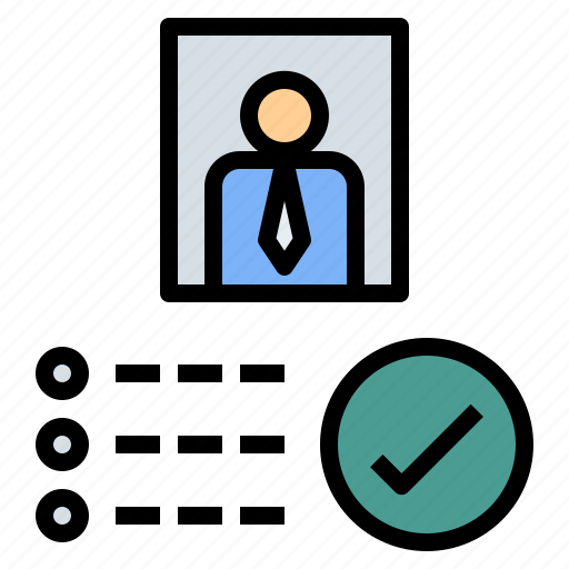 Competent, hr, property, qualified, resume icon - Download on Iconfinder