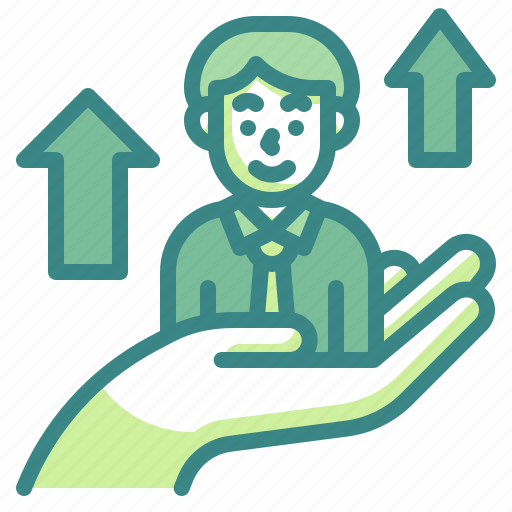 Promote, people, promotion, success, advancement icon - Download on Iconfinder