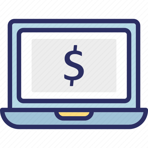 Dollar, e commerce, online business, online job, online work icon - Download on Iconfinder