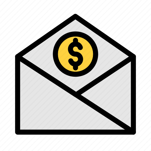 Pay, tax, message, email, dollar icon - Download on Iconfinder