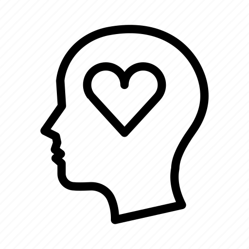 Heart, favorite, love, mind, head icon - Download on Iconfinder