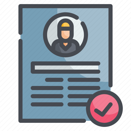 Approval, approved, report, attendance, verification icon - Download on Iconfinder