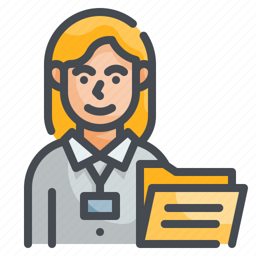 Employee, file, hiring, approval, resume icon - Download on Iconfinder
