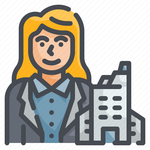 Employees, worker, occupation, businesswoman, woman icon - Download on Iconfinder