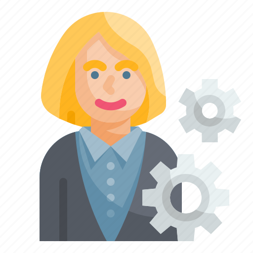 Woman, management, businesswoman, manager, professional icon - Download on Iconfinder