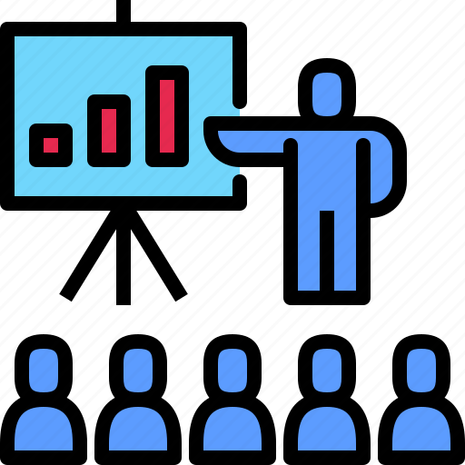 Training, human resources, business, management, presentation, graph icon - Download on Iconfinder