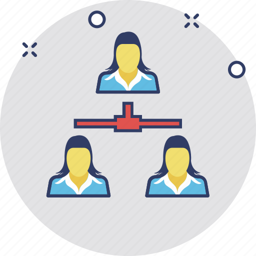 Connected people, organization structure, team, team hierarchy, teamwork icon - Download on Iconfinder