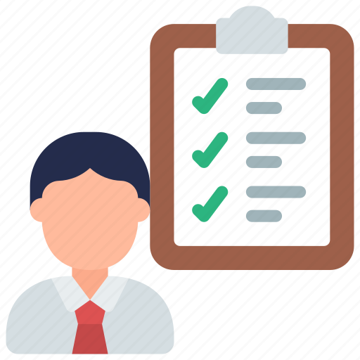Employee, checklist, employment, check, tick icon - Download on Iconfinder