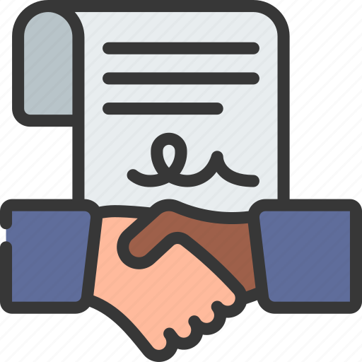 Contractual, agreement, handshake, contract, agree, agreed icon - Download on Iconfinder