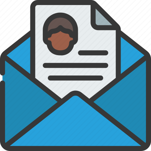 Email, resume, mail, cv, application icon - Download on Iconfinder
