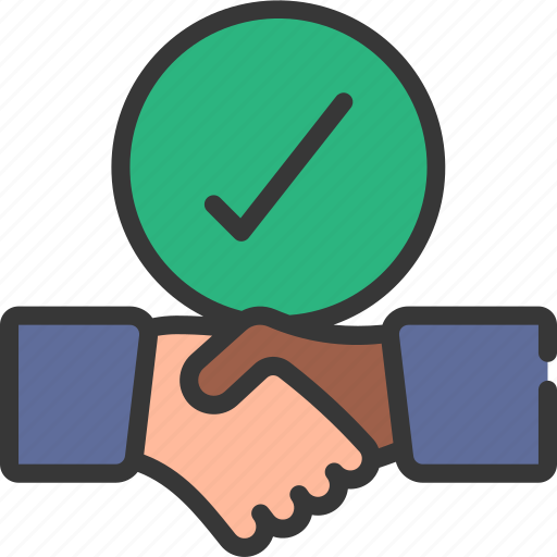 Hired, handshake, agreement, agreed, hiring icon - Download on Iconfinder