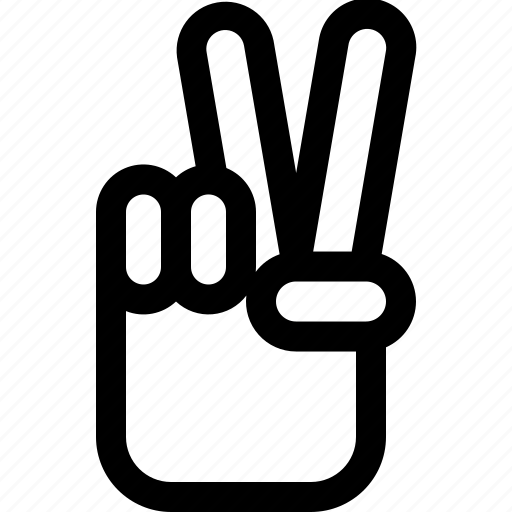 Peace, peaceful, peace sign, hand, human rights, equality, gesture icon - Download on Iconfinder