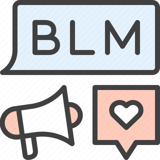 Black lives matter, blm, like, repost, social network icon - Download on Iconfinder