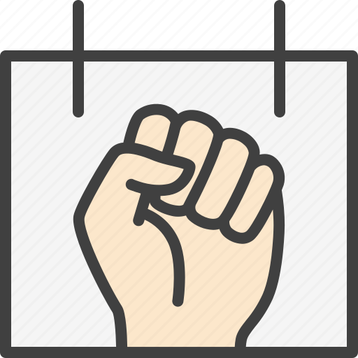 Blm, calendar, date, fist, human rights, protest icon - Download on Iconfinder