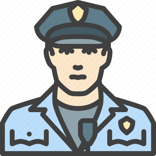 Cop, guard, police, policeman, security icon - Download on Iconfinder
