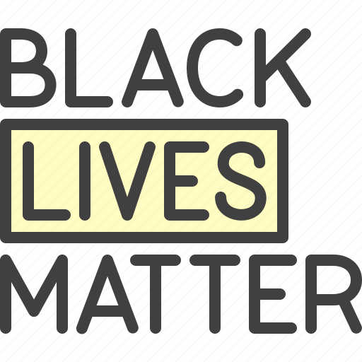 Black lives matter, motto, no racism, slogan icon - Download on Iconfinder