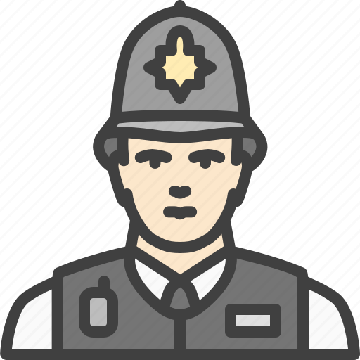 Cop, guard, police, policeman, security icon - Download on Iconfinder