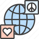 community, human rights, peace, world
