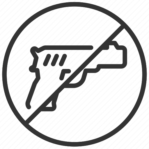 Anti, gun, no, peace, prohibited, rights, weapon icon - Download on Iconfinder