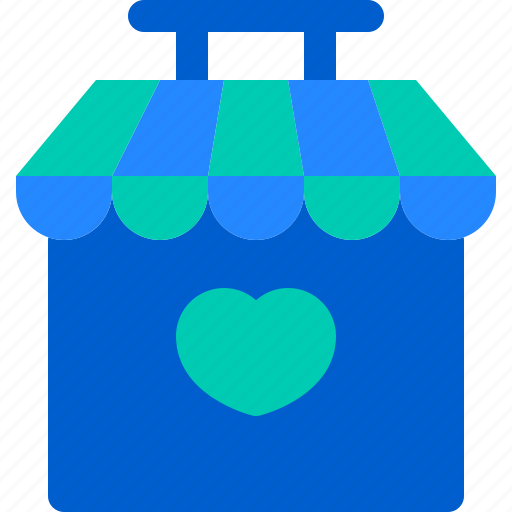 Donation, front, open, shop, store icon - Download on Iconfinder