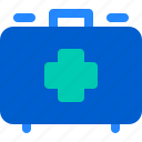 aid, box, first, hospital, kit