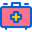 aid, box, first, hospital, kit 