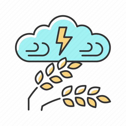 Adverse weather, harvest damage, weather disaster, starvation icon - Download on Iconfinder