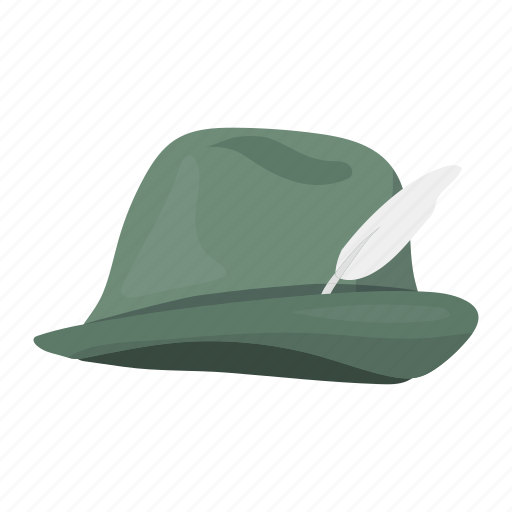 Cap, fashion, feather, hat, headgear, hunting, man icon - Download on Iconfinder