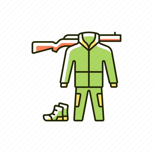 Hunting, clothes and suppies, equipment, preparation icon - Download on Iconfinder