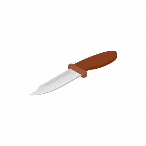 Blade, cut, handle, isometric, knife, sharp, steel icon - Download on Iconfinder