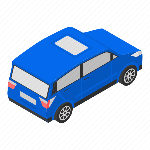 Back, car, cartoon, family, isometric, sport, technology icon - Download on Iconfinder